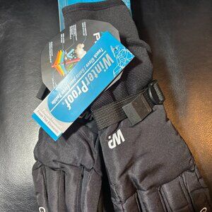 WinterProof Boys Black Classic Ski Glove - Touch - XL (12-16) NWT